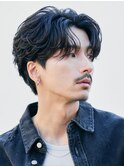 名駅フェザーパーマスパイラルパーマセンターパートウルフゆるめ