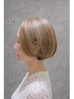 リトマス 二子玉川(litmus)&nbsp;二子玉川/白髪ぼかし/ウォームベージュ/シャギーカット