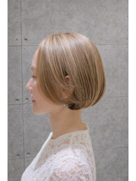 リトマス 二子玉川(litmus) 二子玉川/白髪ぼかし/ウォームベージュ/シャギーカット