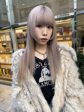 ピークアブー ワン(PEEK-A-BOO ONE) ブリーチハイトーンダブルカラーホワイトベージュ