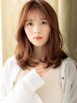 カバーヘア イヴ 戸頭店(COVER HAIR EVE)&nbsp;オレンジブラウン/ウォームブラウン/レイヤーカット/内巻きe