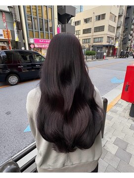 ヘアーサロン ウィング(HAIR SALON Wing) 赤坂*暗め艶髪ラベンダーグレージュ