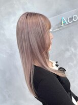 アコ(Aco)&nbsp;ラベンダーベージュ/ダブルカラー/ツーブリーチ