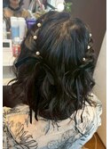 ねじりハーフツイン【新横浜/ヘアセット/着付け/ヘアメイク】