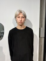 エディット トウキョウ(e.dit tokyo)&nbsp;メンズハイトーン/ホワイトシルバー/センターパート/メンズ