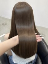 フォンズ(FONS)&nbsp;艶ショコラベージュ＊髪質改善＊ブリーチなし透明感カラー