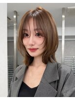 サンドナル 鹿児島天文館(sand NALU)&nbsp;ハッシュカット/グレージュ/デザインカラー[鹿児島天文館]
