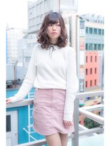 ヘアサロンM 新宿&nbsp;【M/春スタイル】ナチュラルミディアムボブ