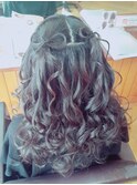 ハーフツインテール リボン(*'ω'*)