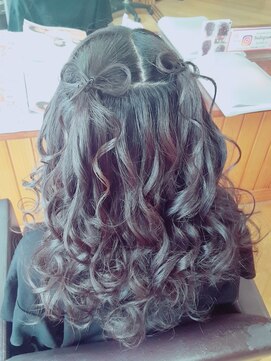 エクステンション クーチャー(Extention Cu'cha) ハーフツインテール リボン(*'ω'*)