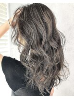 ヘアサロンM 新宿&nbsp;外ハネボブ/アッシュブラウン/ネオウルフ/デザインカラー