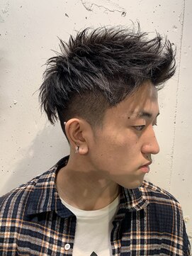 エル(EL by green) MITSU】ワイルドアップバング×ツーブロック×ショートレイヤー