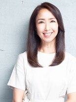 ナナナパレナ 梅田店(nanana parena)&nbsp;ナチュラルでツヤ感ありストレートスタイル