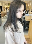 ロング×ナチュラルグレー