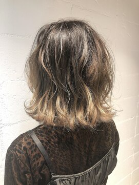 シェル 国分寺(shell) ボブスタイルの可愛いグラデーションカラー♪