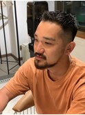 米軍風外国人ベリーショートバーバースタイル