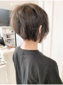 福山ショートヘア人気Caary刈り上げハイライトハンサムショート