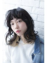 ミエルヘアーエスト 新宿店(mielhair est)&nbsp;インナーカラー×外ハネミディ【新宿】