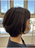 【ショートボブ】ナチュラル小顔ショート