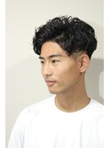 束感刈り上げビジネス七三ツーブロックアップバング290