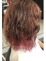 マドゥーズ ヘアショップ(Madoo's hair shop)&nbsp;レッドグラデーション