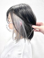 エクラヘア(ECLAT HAIR) ホワイトシルバーインナーカラー