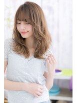 ミック ヘアアンドメイク アップ 駒込店(miq Hair&Make up) フェザーバング×リバースカール外国人風小顔くびれヘアa1