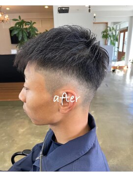 オーヘアールーム O hair-room fade style