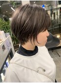 グレージュ/ショート/小顔/20代/30代