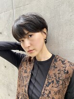 ハルキ ミナト ジャパン オオサカ(HARUKI MINATO japan OSAKA)&nbsp;40代50代小顔似合わせカットくびレイヤーエモージュ大人可愛い