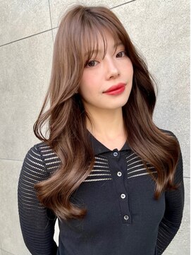 ロンド アンブル 四条烏丸(Lond ambre) オリーブベージュ/レイヤーカット/デザインカラー