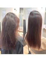 クレス 新宿御苑前(cresc)&nbsp;艶々ストレートロング♪  20代/30代/40代/縮毛矯正/ストレート