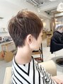 ハナサカヤヘアーサロン(hanasakaya hair salon)&nbsp;【カット】耳を出しても似合う小顔に見えるショートヘアです。