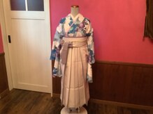 卒業式袴着付けとヘアーセットも承ります