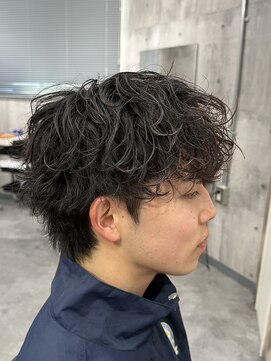 ビカムメンズヘアー 栄店(become men's hair) フリップウェーブ波巻きパーマシャドウパーマフェザーパーマ