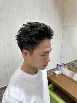 ソワン ドゥ ブレス 立花店(soin de brace) スパイキーショート/メンズカット/尼崎/立花