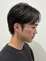 ヒュイル バイ ニアウ(Hwyl by Niau) メンズマッシュセンターパートスパイラルパーマニュアンスパーマ