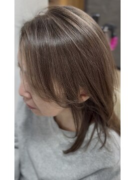 エメヘアデザイン ルイス(Aimer Hair Design Lewis) イノアオイルカラー/白髪ぼかし/弘前市