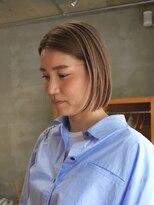 ウェウェ(wewe)&nbsp;ベージュカラー+ボブ［西宮/西宮北口／ベージュ］