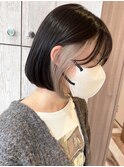 インナーカラー/イヤリングカラーホワイトベージュ/10代20代