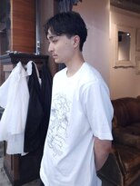 ブロック ジャポン(bloc japon)&nbsp;癖毛パーマな前下がりのショートスタイル