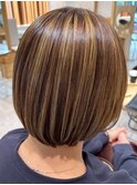 【3.白髪ぼかし】ショート・ボブ・ヘッドスパ・髪質改善も人気