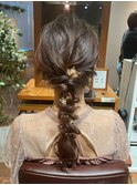 〔mist：Yoko〕 ヘアアレンジ/結婚式/ブライダル/編みおろし#396