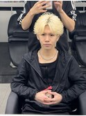 MEN’S HAIR/ブルーブラック/フェザーパーマ/渋谷