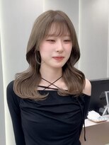 ロンドリゼル 札幌(Lond RiseL)&nbsp;◯ オリーブグレー/韓国/レイヤーカット/髪質改善/縮毛矯正/札幌