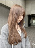 艶髪/透明感ベージュ/レイヤー