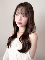 レア 表参道(L'ea)&nbsp;・黒髪クラゲヘアーオリーブグレー小顔ココアベージュ