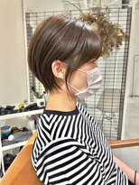 ジュベ 別府店(juve.)&nbsp;別府ショートボブ顔まわりレイヤーカット髪質改善カラー30代