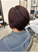 ボルドー×ハイライト