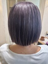 マイノリティー(Minority Produced By TOPHAIR)&nbsp;白髪ぼかしブリーチ シルバーアメジスト